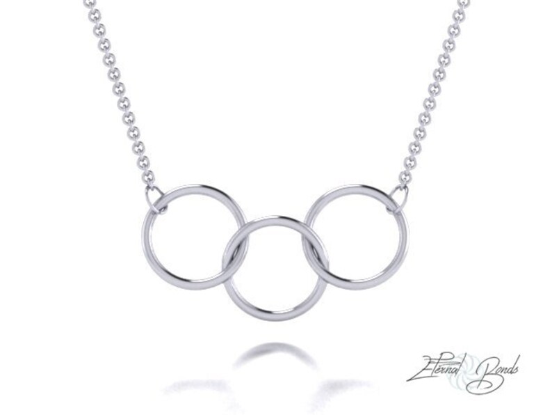 rose gold hoop necklace