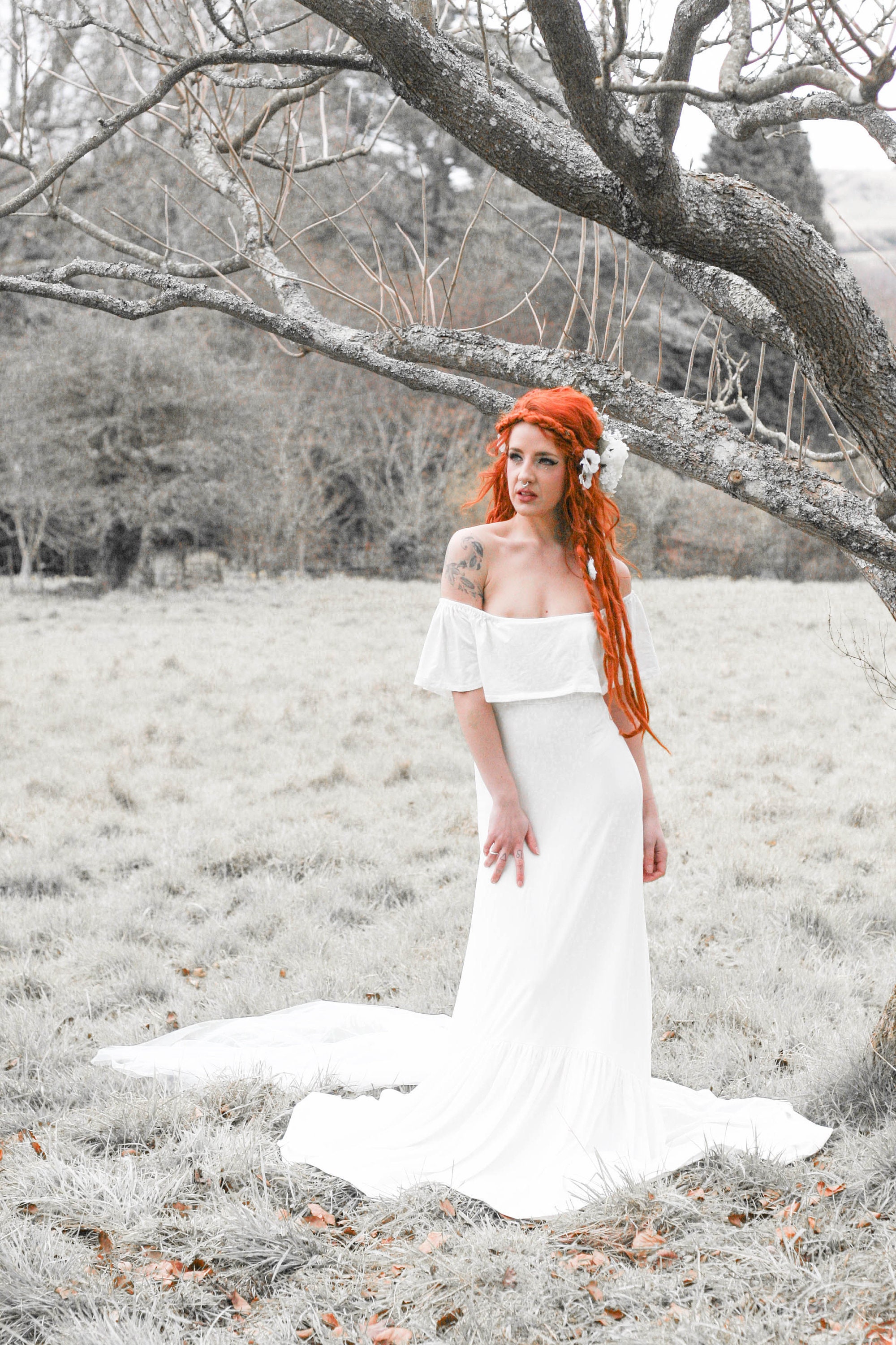 Eden Boho Wedding Dress Beach Wedding Dress Alternative Etsy