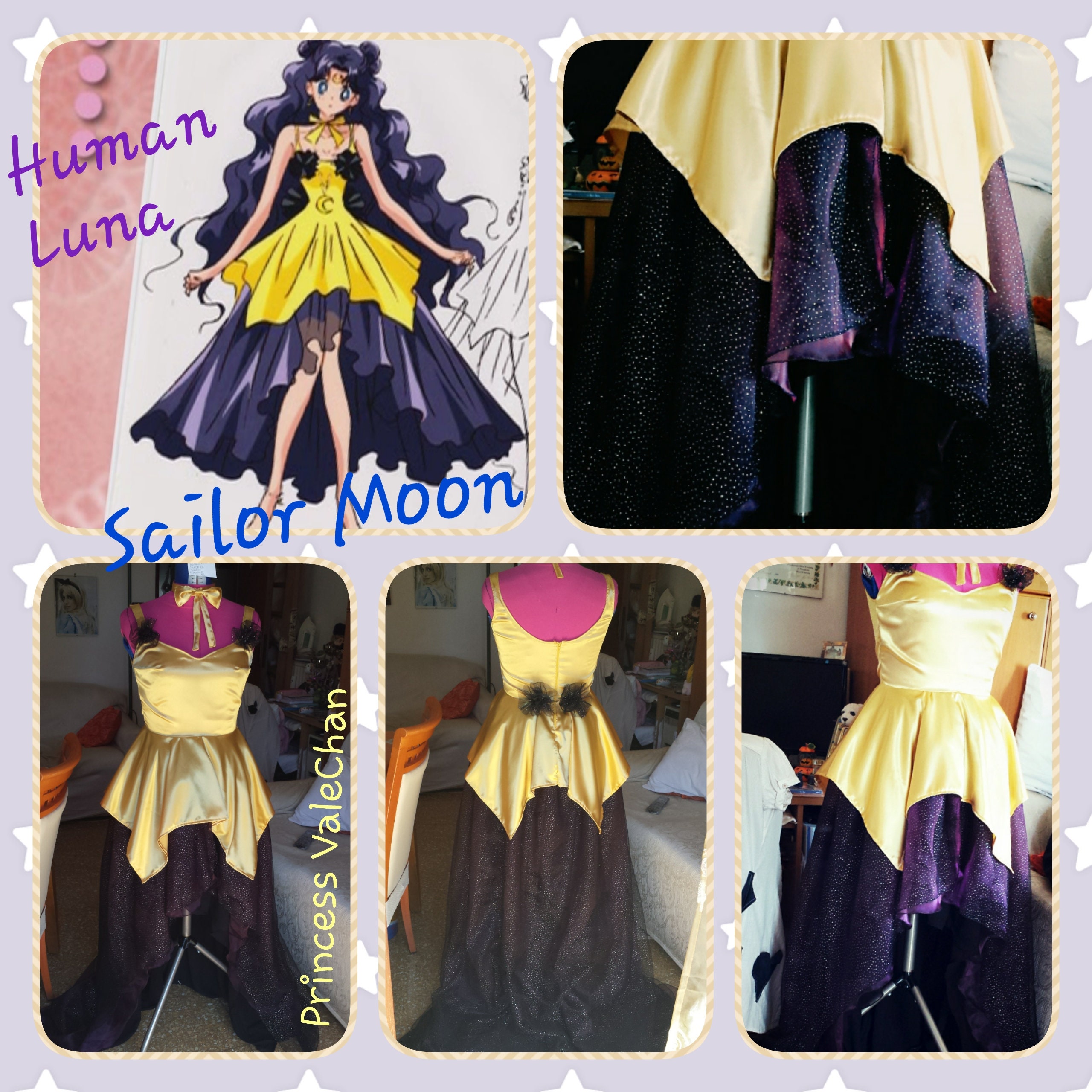 Human Luna Sailor Moon Cosplay 