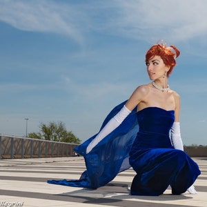 Anastasia Blue dress cosplay