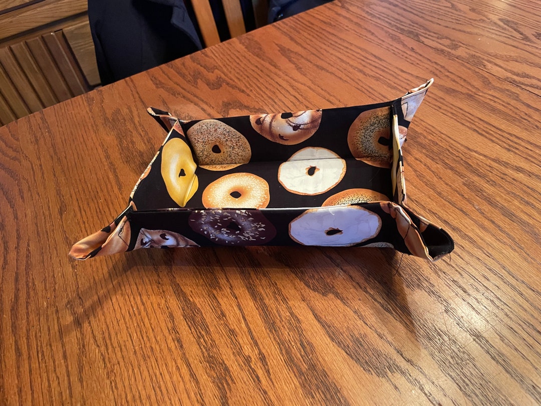 Bagel Fabric Basket Etsy