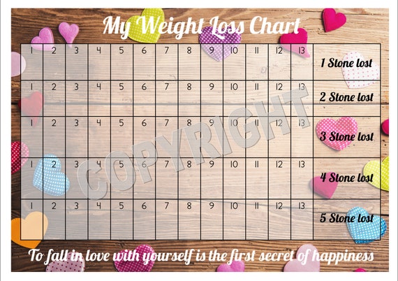 Calendar Weight Chart