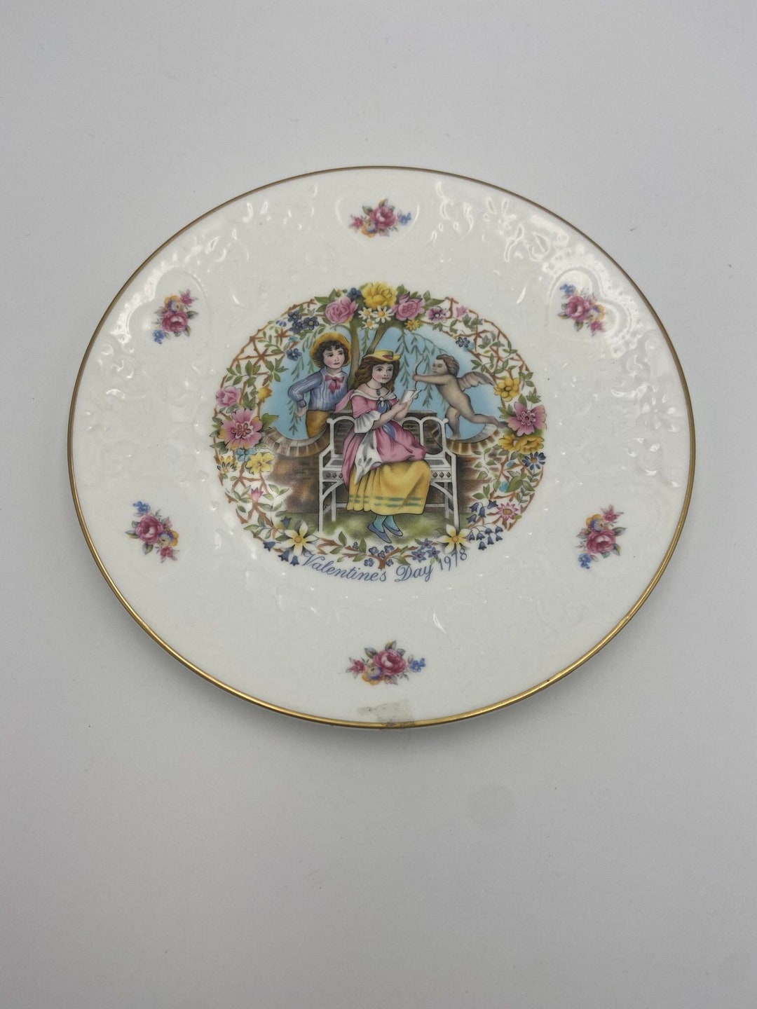 Royal Doulton Valentines Day Plate 1978 Valentines Day Etsy