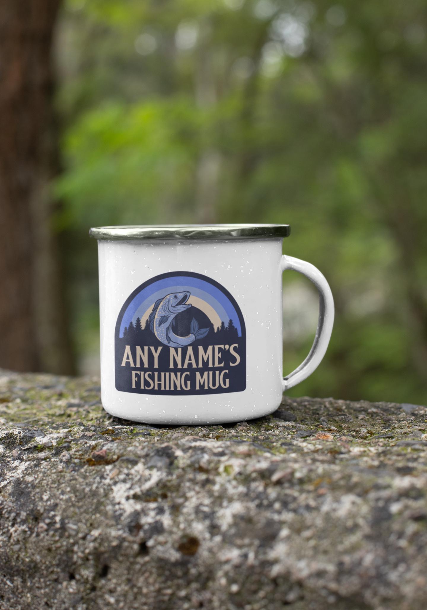 Personalised Enamel Mug - Metal Tin Camping Cup For Tea, Coffee & Outdoor Festivals (Made In UK) 5 thumbnail image