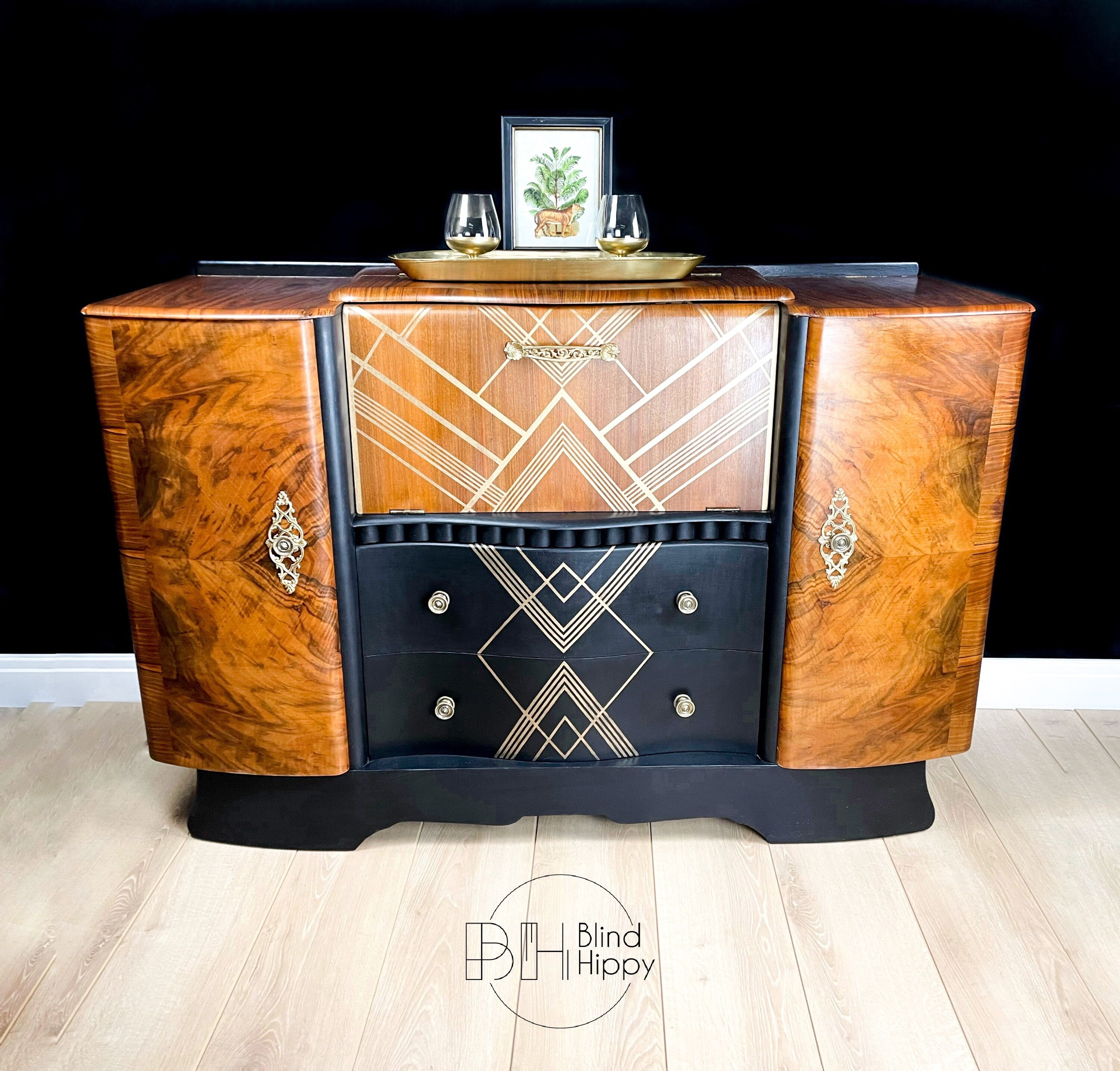 Vintage/Art Deco drinks Etsy