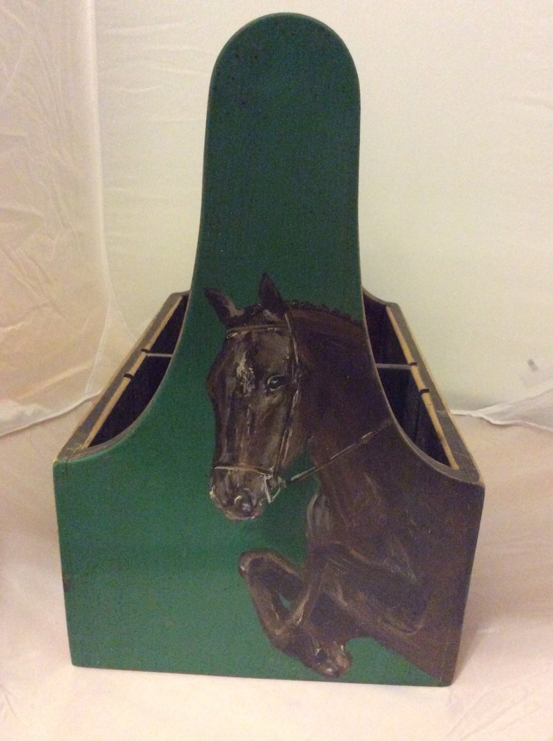 Custom painted tack box