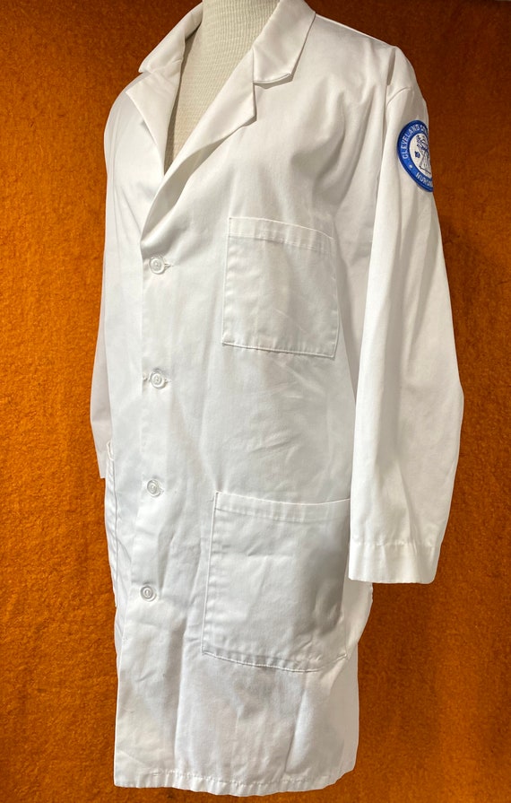 Vintage Nurse Coat 1967 Cleveland State College Wh