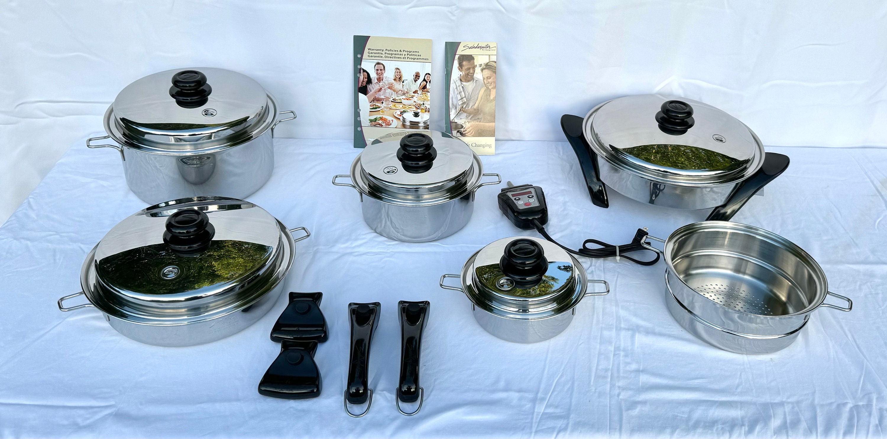 Saladmaster Cookware Professional Set TP304-316 + Electric Skillet