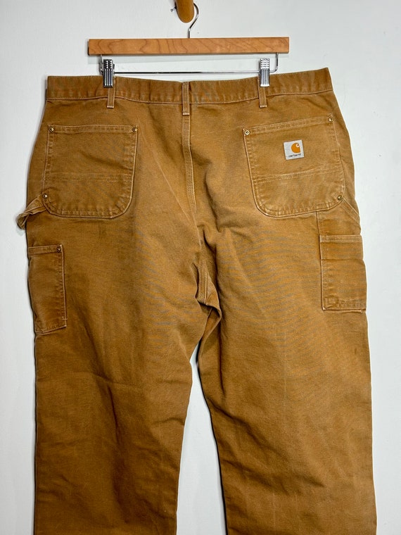 Vintage USA Men’s 44x34 Carhartt Double Knee Dung… - image 5
