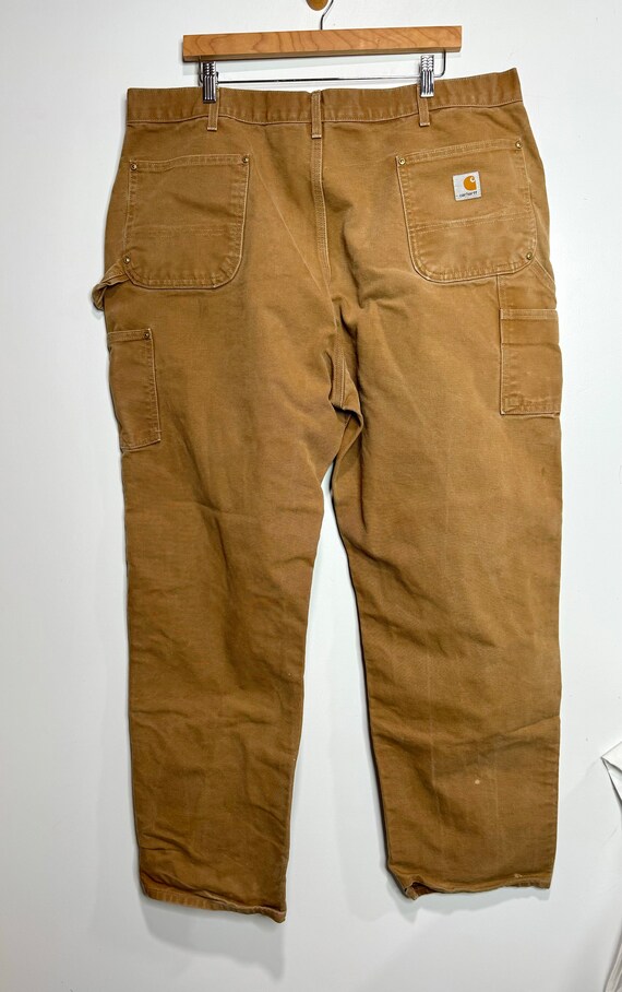 Vintage USA Men’s 44x34 Carhartt Double Knee Dung… - image 4