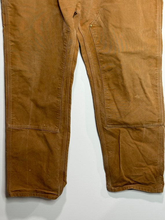 Vintage USA Men’s 44x34 Carhartt Double Knee Dung… - image 3