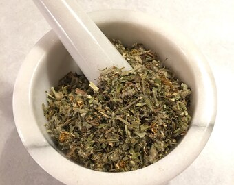 Dream Herb Blend Tea, organic, dried herbs, for tea, tonic, tincture, smudge, dream enhancement, lucid dreaming, meditation,