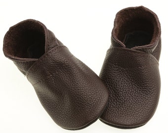 Schoko Braun, Baby Schuhe, Leder Baby Schuhe, Kleinkind Schuhe, Baby Krippe Mokassins, Baby Booties, Hausschuhe, Evtodi