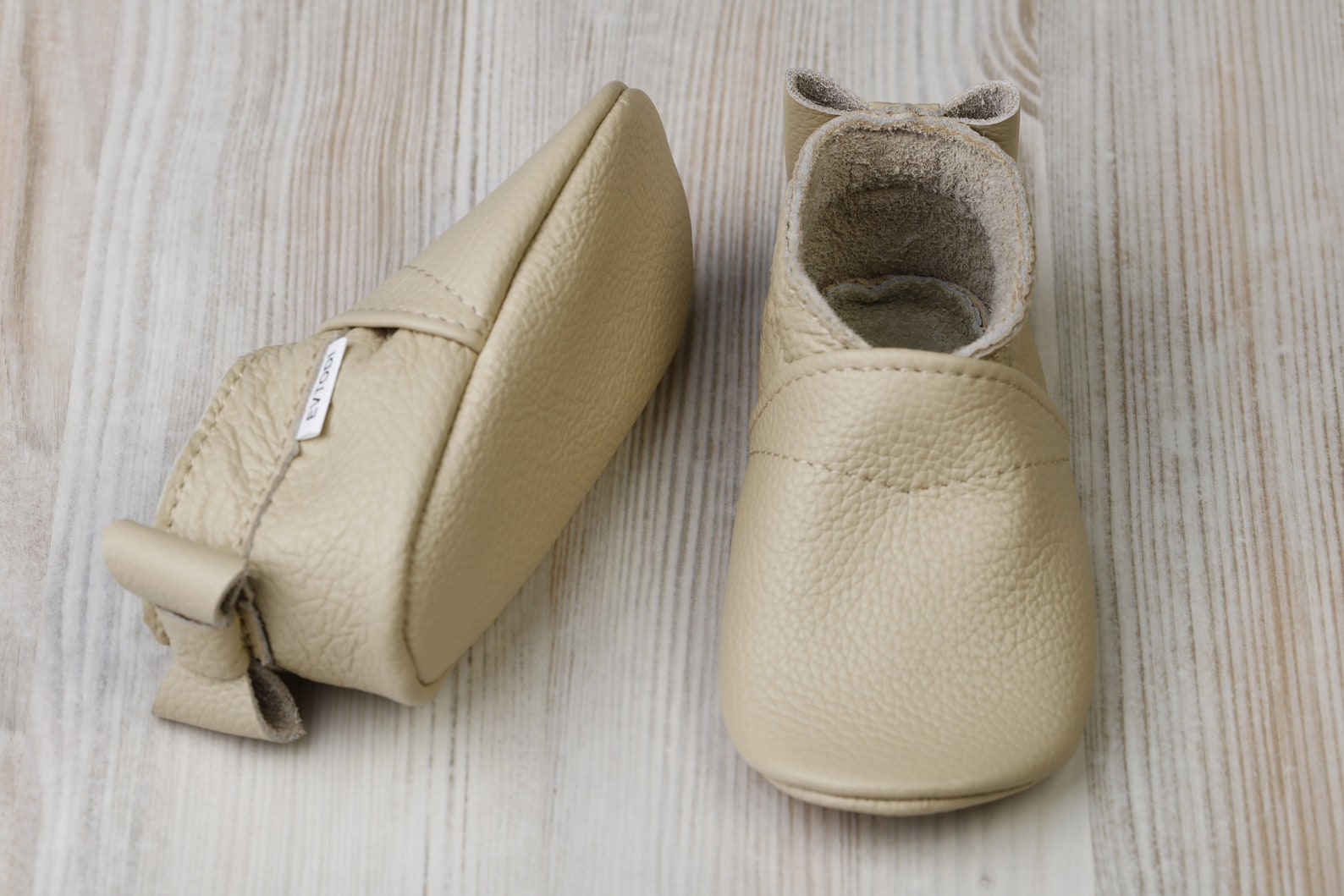 Ivory Baby Shoes Soft Sole Baby Shoes Leather Baby Shoes Etsy