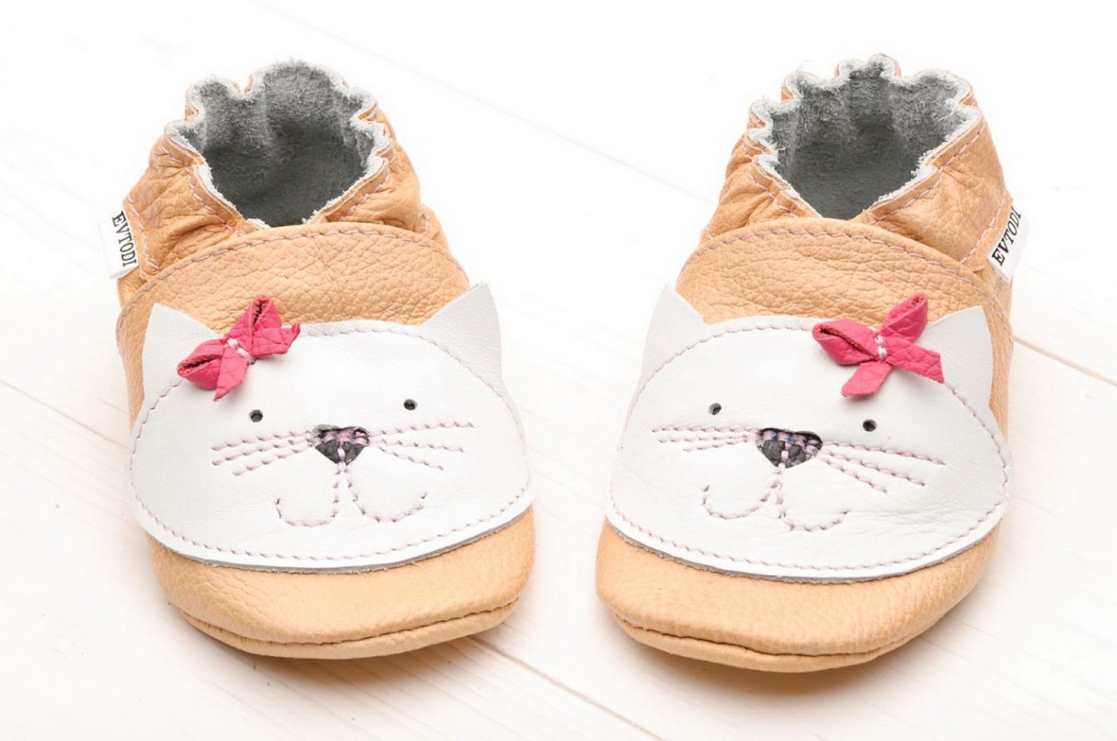 Tan Baby Shoes Leather Baby Shoes Soft Sole Toddler Shoes - Etsy