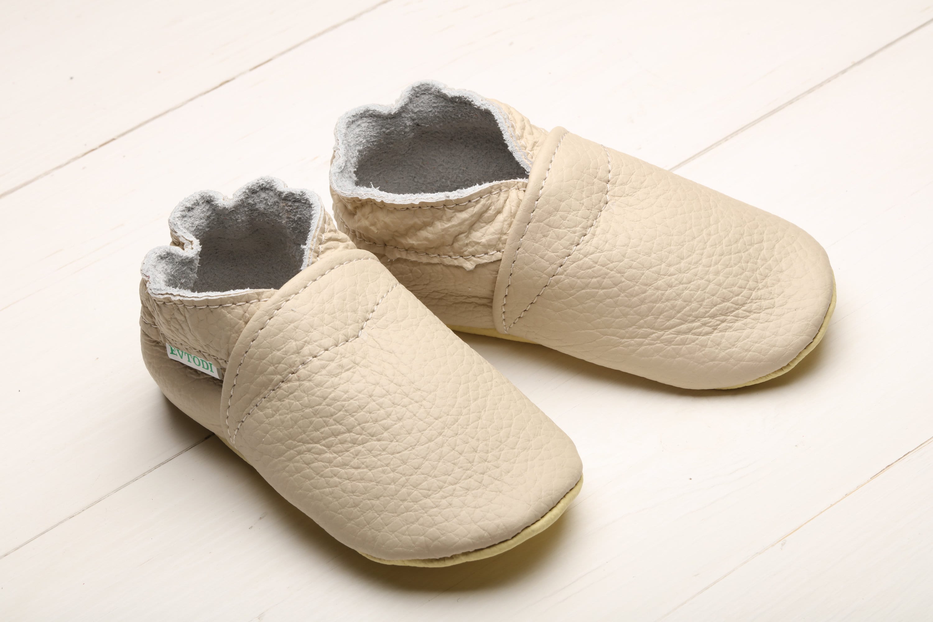 Ivory Baby Shoes Leather Baby Shoes Toddler Shoes Soft Sole Etsy
