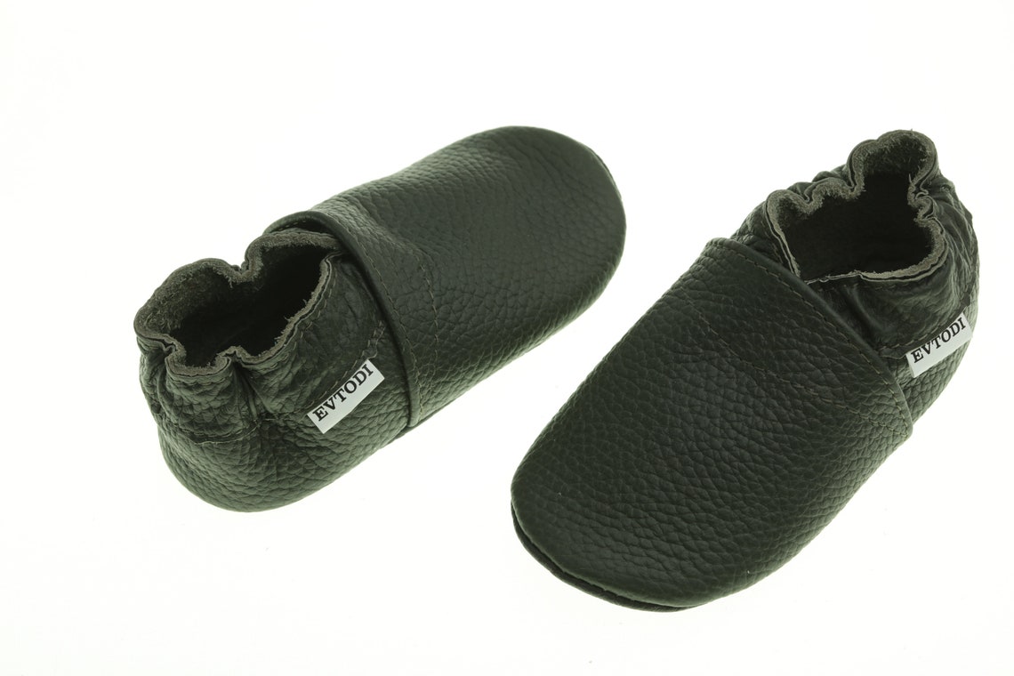 Green Rifle Baby Shoes Leather Baby Shoes Soft Sole Baby - Etsy