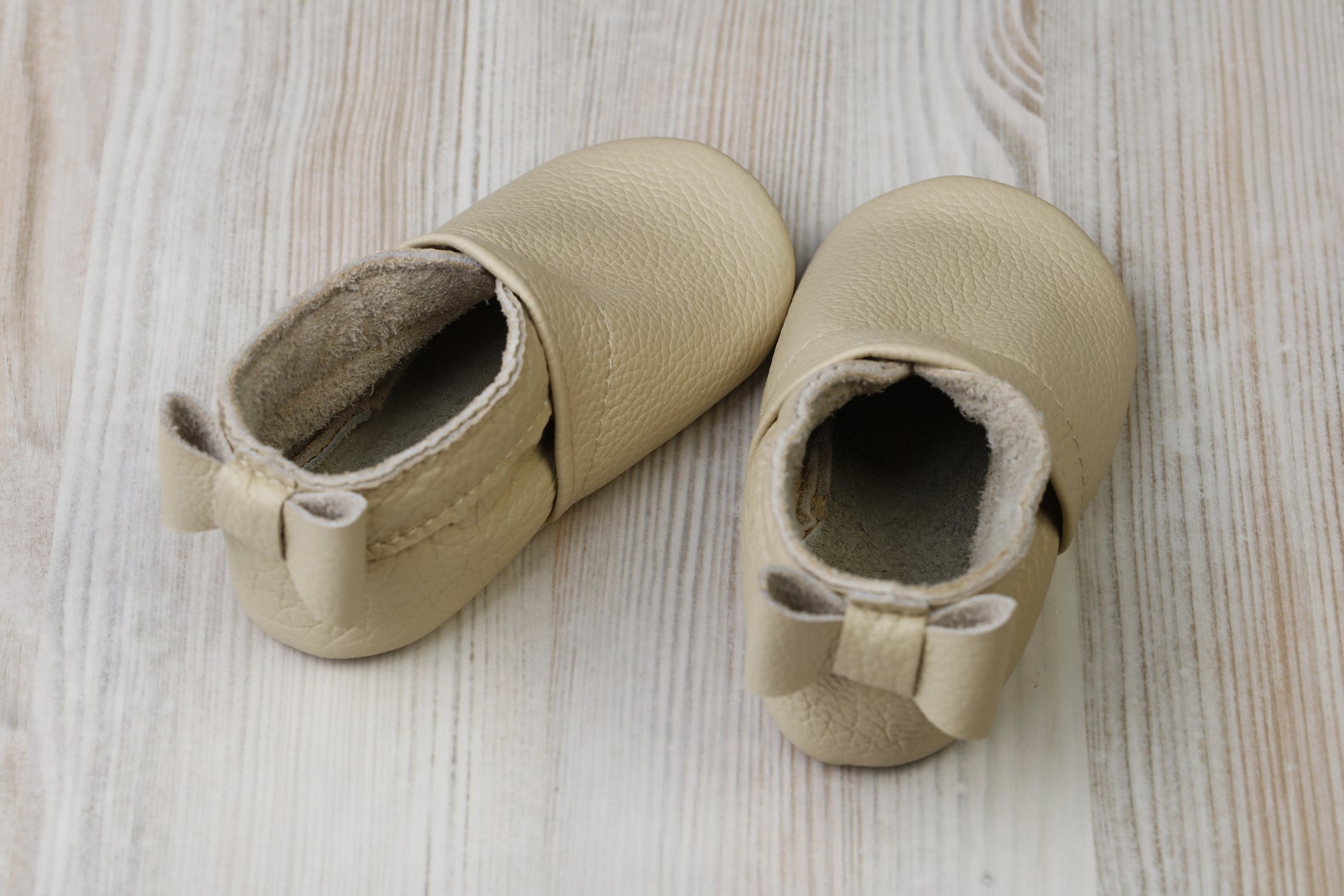 Ivory Baby Shoes Soft Sole Baby Shoes Leather Baby Shoes Etsy