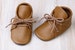 Caramel/Brown Baby Oxford Shoes, Leather Baby Boots Lace Up, Baby Moccs, Soft Sole Toddler/Infant/Newborn Shoes, Girls, Boys, Gift, Evtodi 