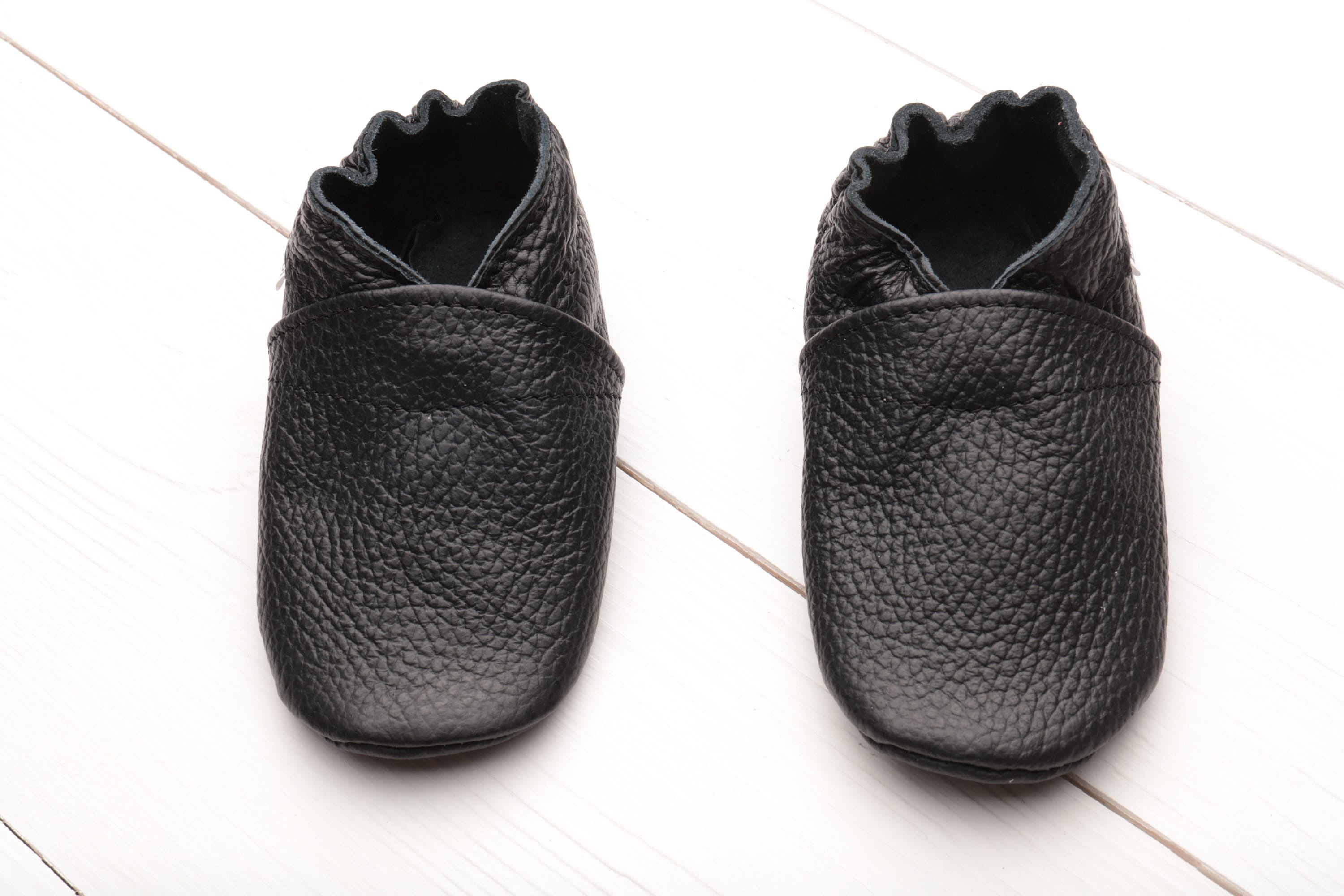 Black Baby Shoes Leather Baby Shoes Shower Gift Toddler - Etsy
