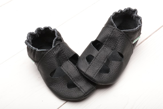 Little BeMocs Babyschuhe Aus Italienischem Leder – Weiche Sohle, Mit T-Riemen, Für Neugeborene & Jungen