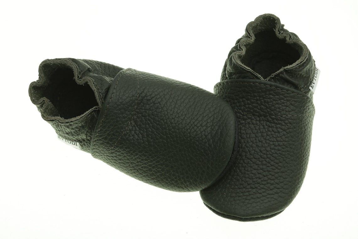 Green Rifle Baby Shoes Leather Baby Shoes Soft Sole Baby - Etsy