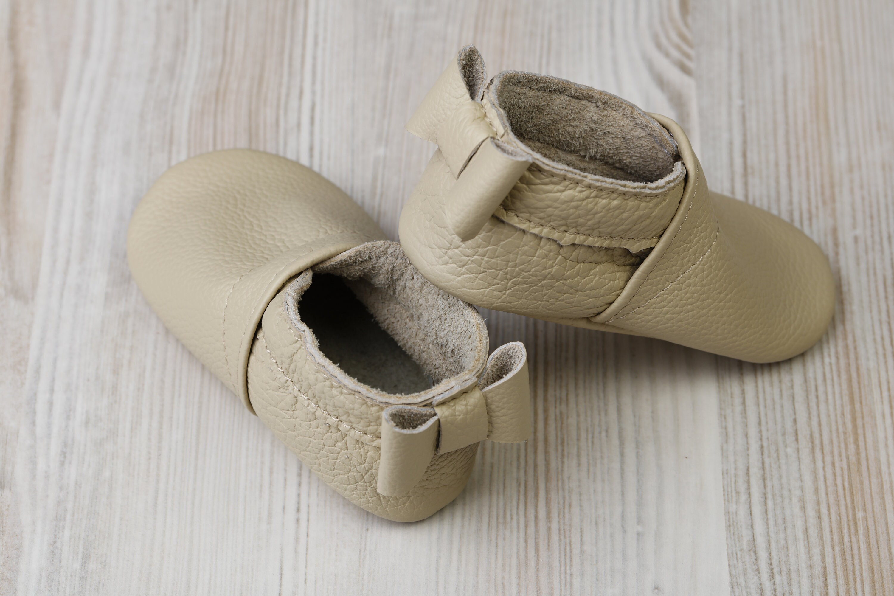 Ivory Baby Shoes Soft Sole Baby Shoes Leather Baby Shoes Etsy