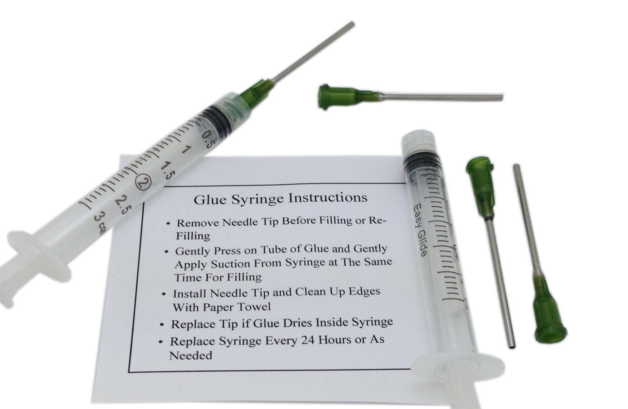 Bullet Jewelry Glue Syringe set of 2 with 4 tips Etsy