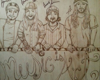 Twiddle "music is art" print only