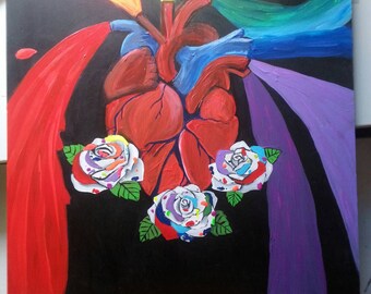 Let your heart and soul shine original painting