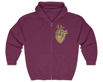 Unisex Heavy Blend Full Zip Hooded Sweatshirt