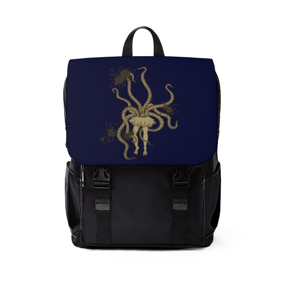 Unisex Casual Shoulder Backpack-with inktopus design by JEMaginations