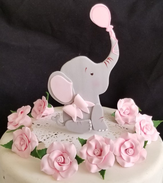 elephant cake topper boy