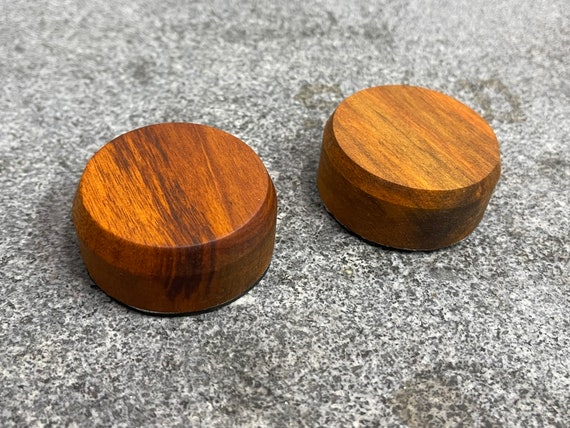 Wood weights lead filled