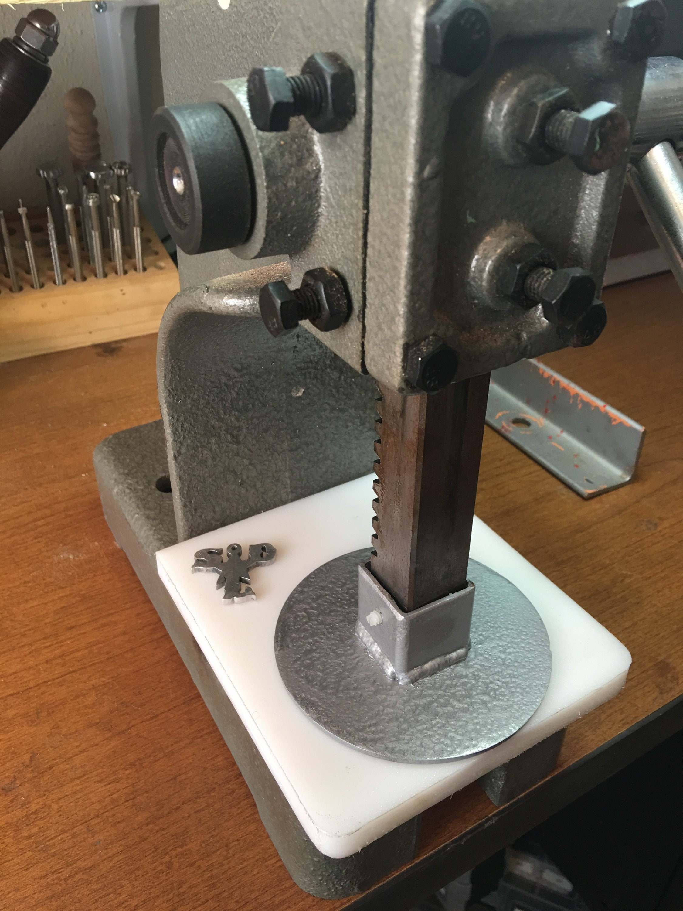 4 inch foot for one ton arbor press