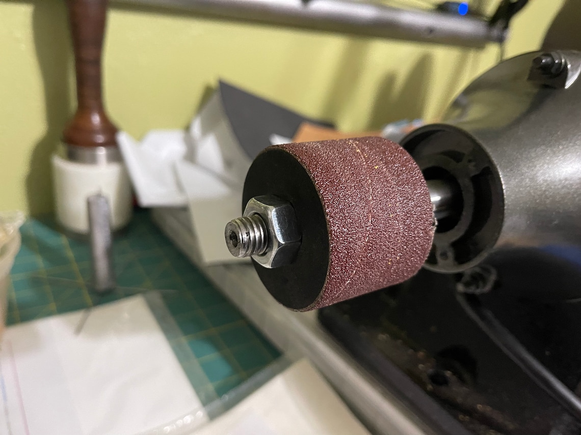 2 Sanding Sleeve for Harbor Freight Buffer Motor. Etsy