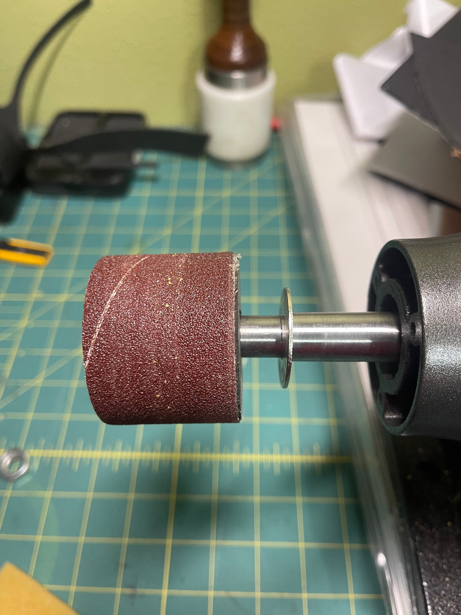 2 Sanding Sleeve for Harbor Freight Buffer Motor. Etsy