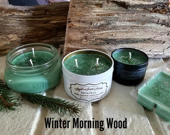 Winter Morning Wood: Pine, Balsam, Cedar #CHRISTMASTREE #Candle