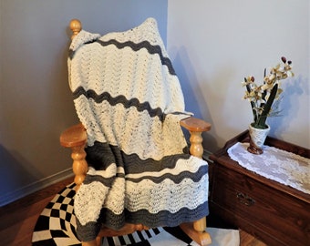 Gorgeous throw afghan gift idea extra soft  throw ready to ship 1122