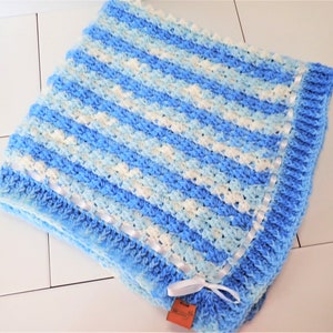Baby blanket handmade cuddly blanket gift for baby shower for baby shower for baby boy birth present baby gift 20085 ready to ship