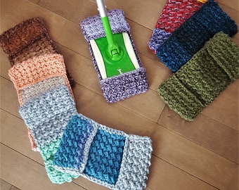 set of 3 Reusable Swiffer Pad Durable Handmade Swiffer Covers Reduces Environmental Footprint Ideal Gift Ready To Ship