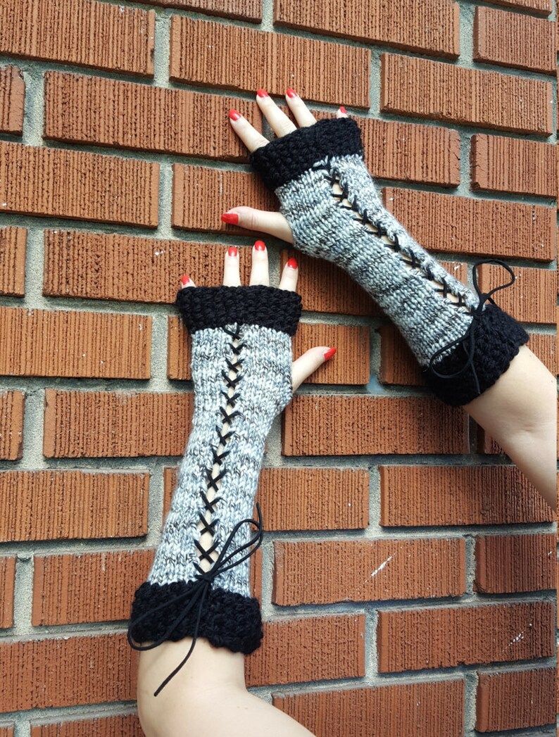 PATTERN knit fingerless gloves fingerless gloves for winter PATTERN fingerless gloves for fall for spring PATTERN for woman knitting pattern image 1