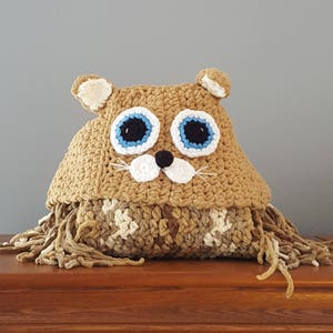 PATTERN Crochet hooded cat blanket bulky cat blanket pattern chunky kids adults hooded throw pillow hooded blanket  blanky for kids adults