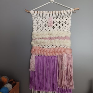 Macraweave Wall hanging decoration macrame wall decoration  boho gift art deco ready to ship