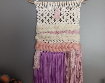 Macraweave Wall hanging decoration macrame wall decoration  boho gift art deco ready to ship