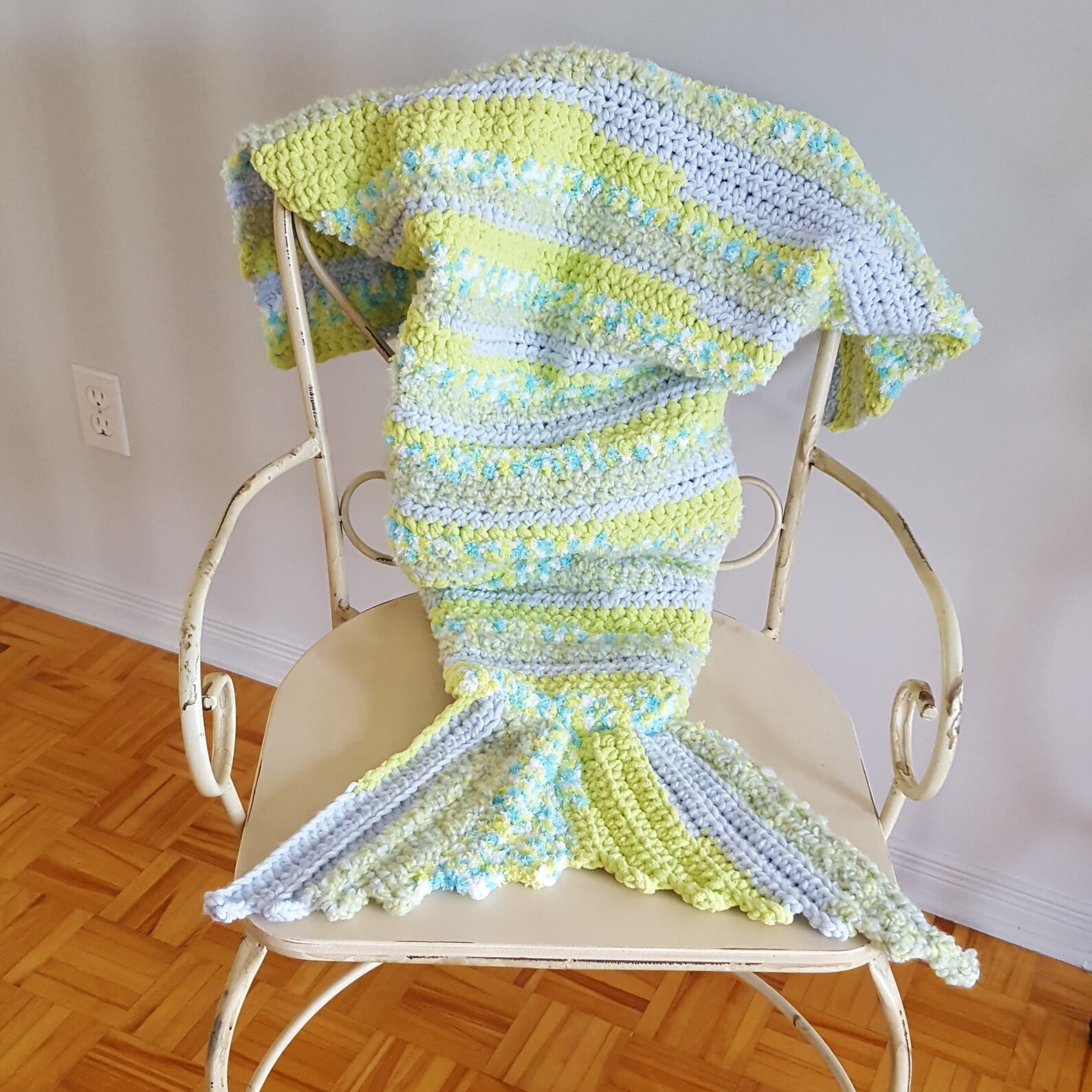 Sac De Couchage Sirène Cadeau Couverture Sirène Brillante WERNNSAI - Flanelle Douce 140x60cm Pour Filles Couverture Flanelle Enfant