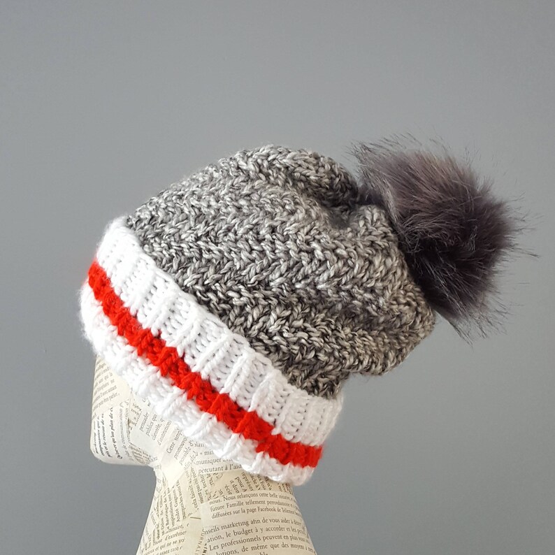 PATTERN knit hat beanie knitting pattern working socks hat Etsy