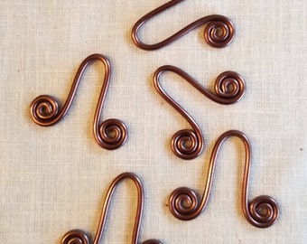 Post Holders for Stud Style Earrings - Accessory for Jewelry Tree, Color Brown