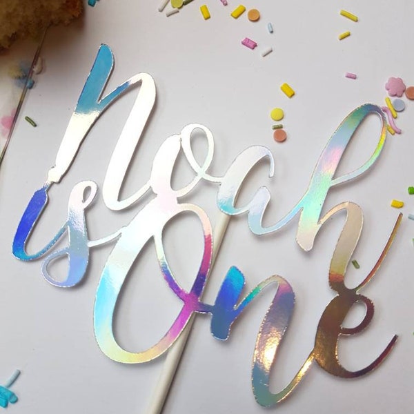 Personalised Cake Topper, Birthday Cake Topper, Glitter Cake Topper, Birthday, First Birthday Cake Topper, Custom Cake Topper, Cake Topper