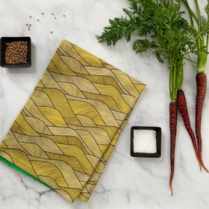 Modern Nature-inspired Rolling Hills, Summer Tea Towel | Colorful Kitchen | Decorative Towel | Housewarming | Host Gift | Gift for Mom